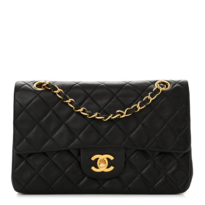 Chanel Lambskin Quilted Small Double Flap Black 1 of 10