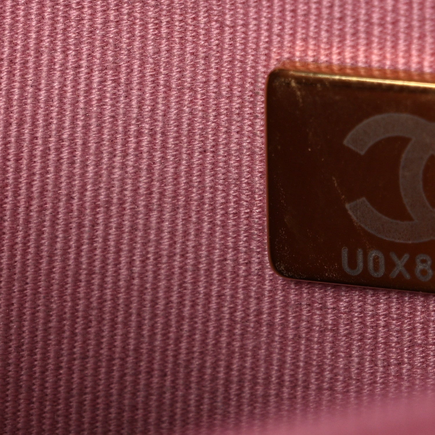 Chanel Tweed Quilted Wallet On Chain WOC Pink 7 of 10
