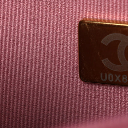 Chanel Tweed Quilted Wallet On Chain WOC Pink 7 of 10