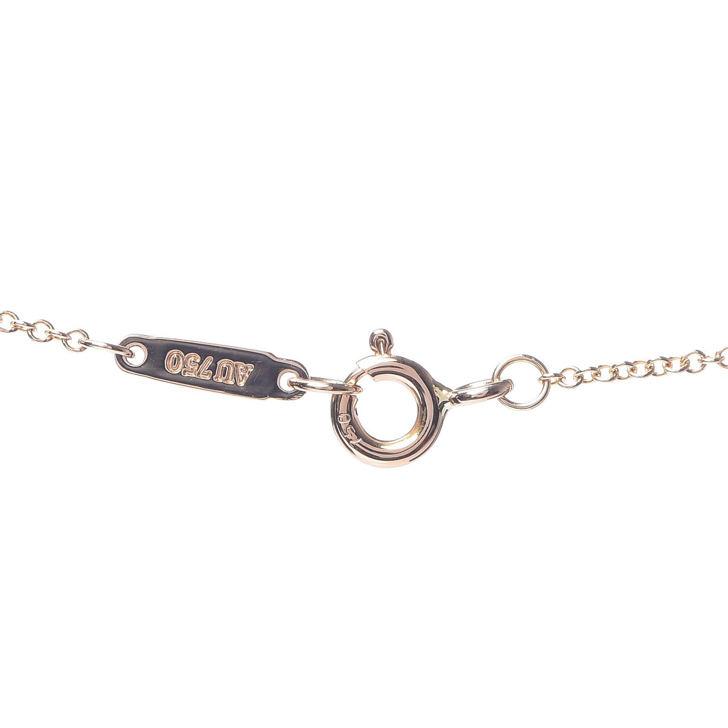 18K Rose Gold Diamond Mini Heart Pendant Necklace
