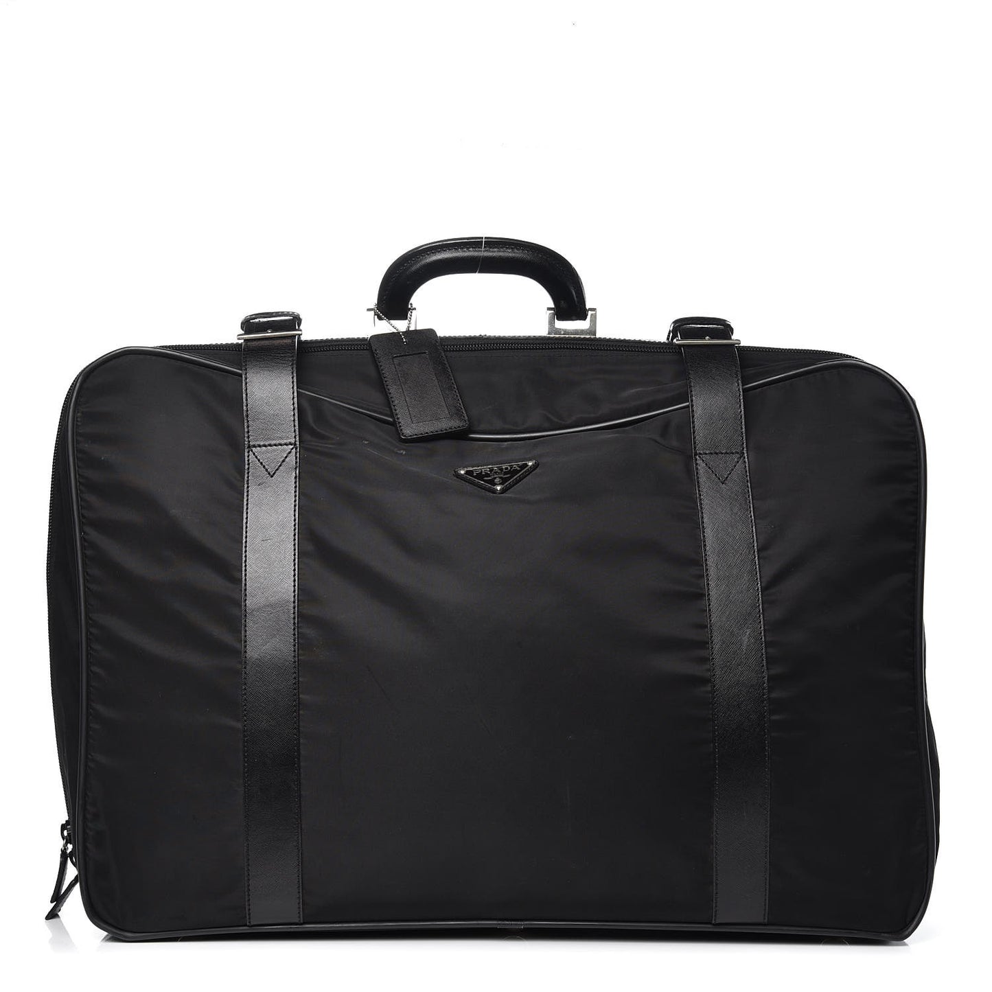 Tessuto Nylon Saffiano Luggage Black