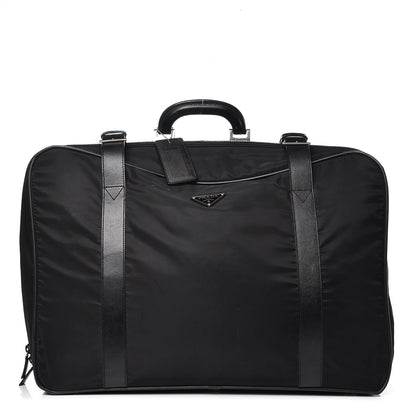 Prada Tessuto Nylon Saffiano Luggage Black 1 of 19