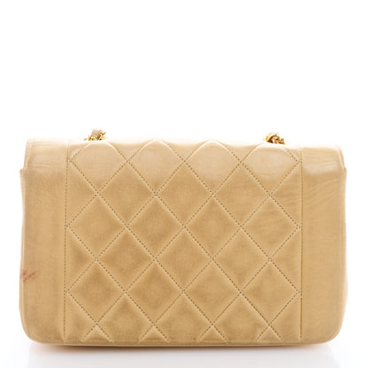 Chanel Lambskin Quilted Small Single Flap Beige 11 of 11