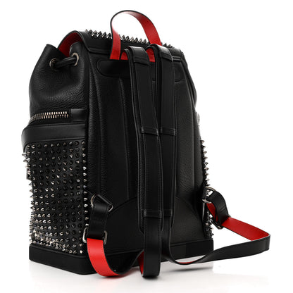 Christian Louboutin Calfskin Spiked Explorafunk Backpack Black 3 of 12