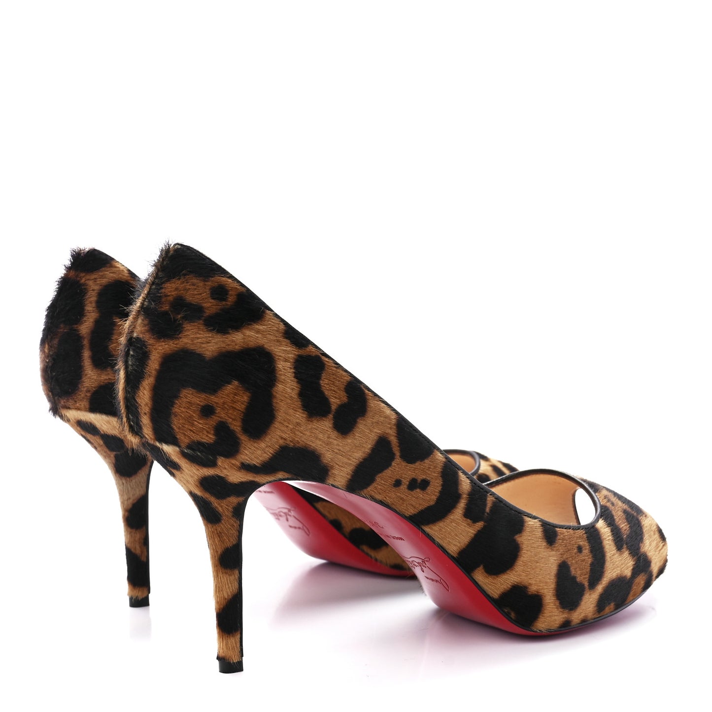 Calf Hair Leopard Print Maryl 85 Pumps 39.5