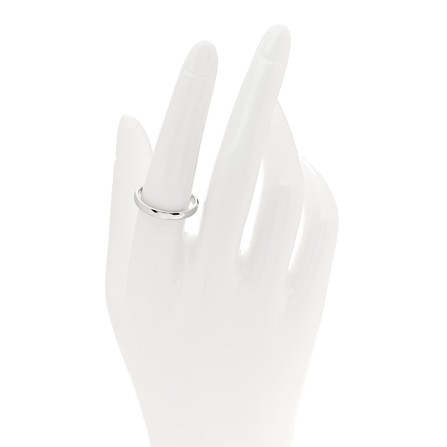 Platinum 3mm Forever Wedding Band Ring 57 8
