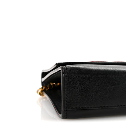 Saint Laurent Lambskin Medium Cloud Star Monogram Kate Satchel Black 15 of 17