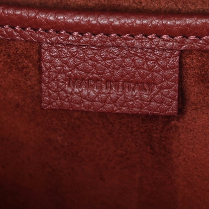 Celine Drummed Calfskin Nano Luggage Grenat 7 of 11