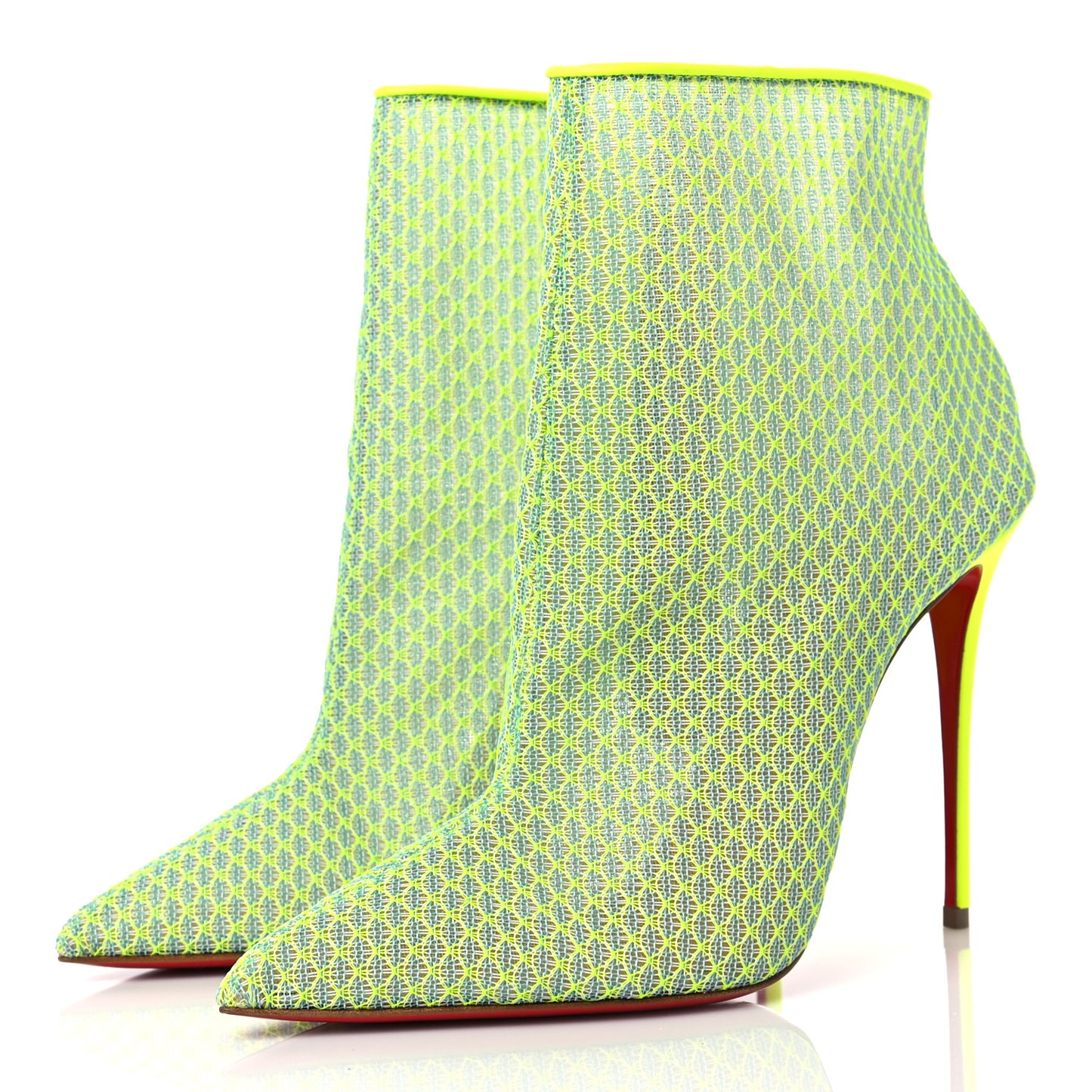 Lace Denim Gipsybootie 100 Ankle Boots 40 Jeans Fluo