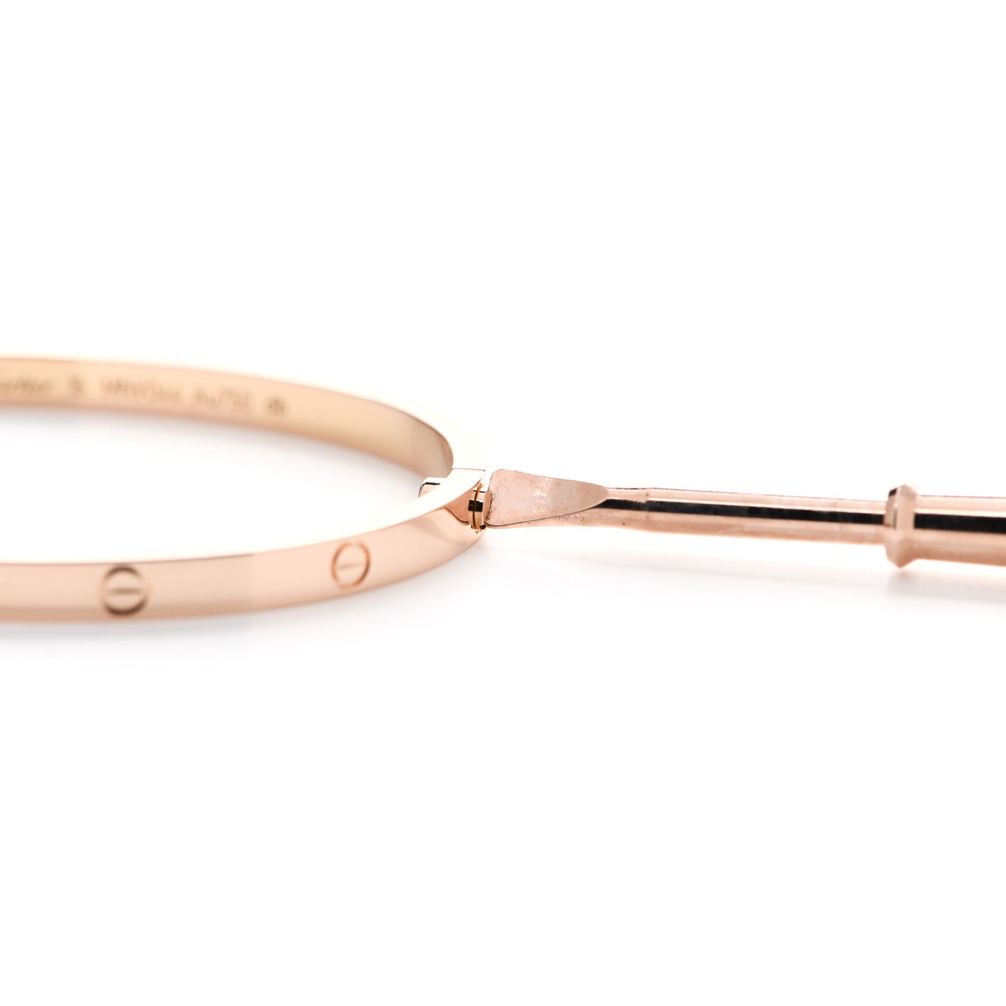 18K Pink Gold Small LOVE Bracelet 16