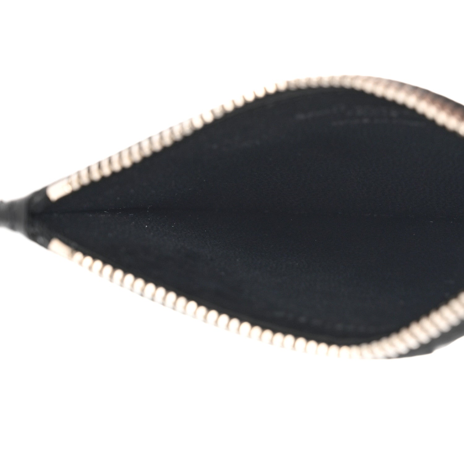 Saint Laurent Grained Calfskin 5 Fragments Zip Pouch Card Holder Black 5 of 8
