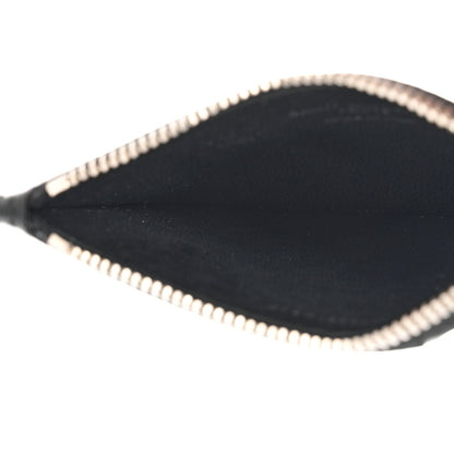 Saint Laurent Grained Calfskin 5 Fragments Zip Pouch Card Holder Black 5 of 8