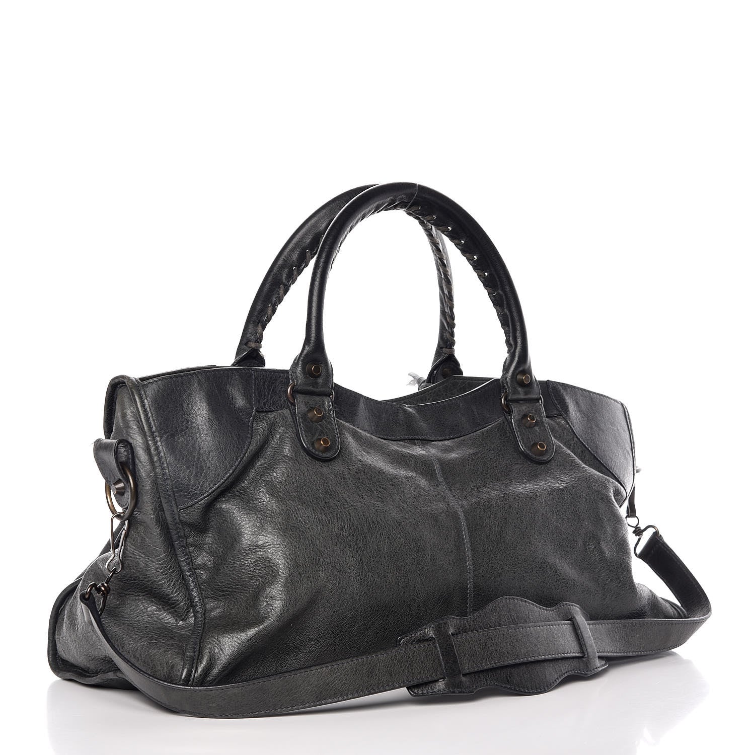 Balenciaga Agneau Classic Hardware Part Time Anthracite 4 of 19