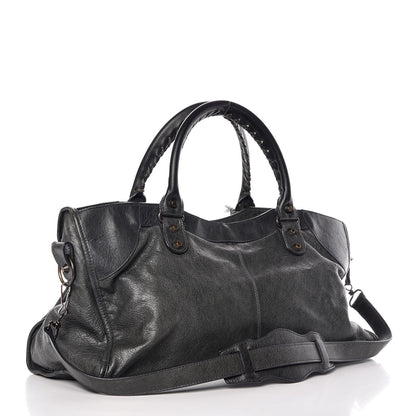 Balenciaga Agneau Classic Hardware Part Time Anthracite 4 of 19