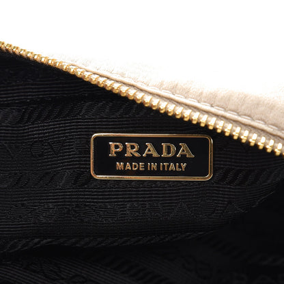 Prada Satin Cosmetic Pouch Sabbia 6 of 7