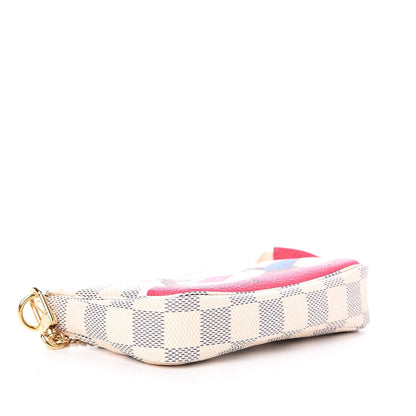 Louis Vuitton Damier Azur 2017 Christmas Animation Mini Pochette Accessories 4 of 8