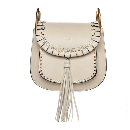 Chloe Calfskin Small Hudson Shoulder Bag Lace White 1 of 6