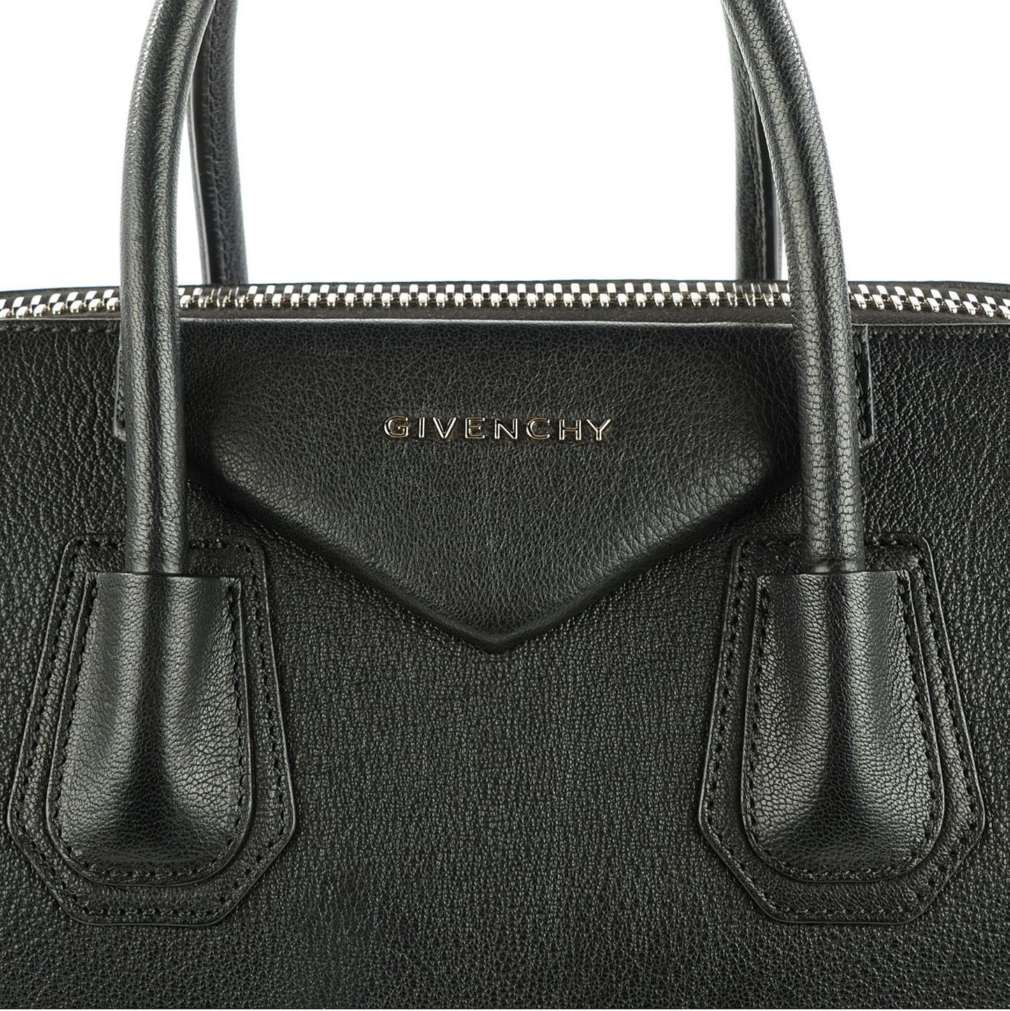 Sugar Goatskin Medium Antigona Black