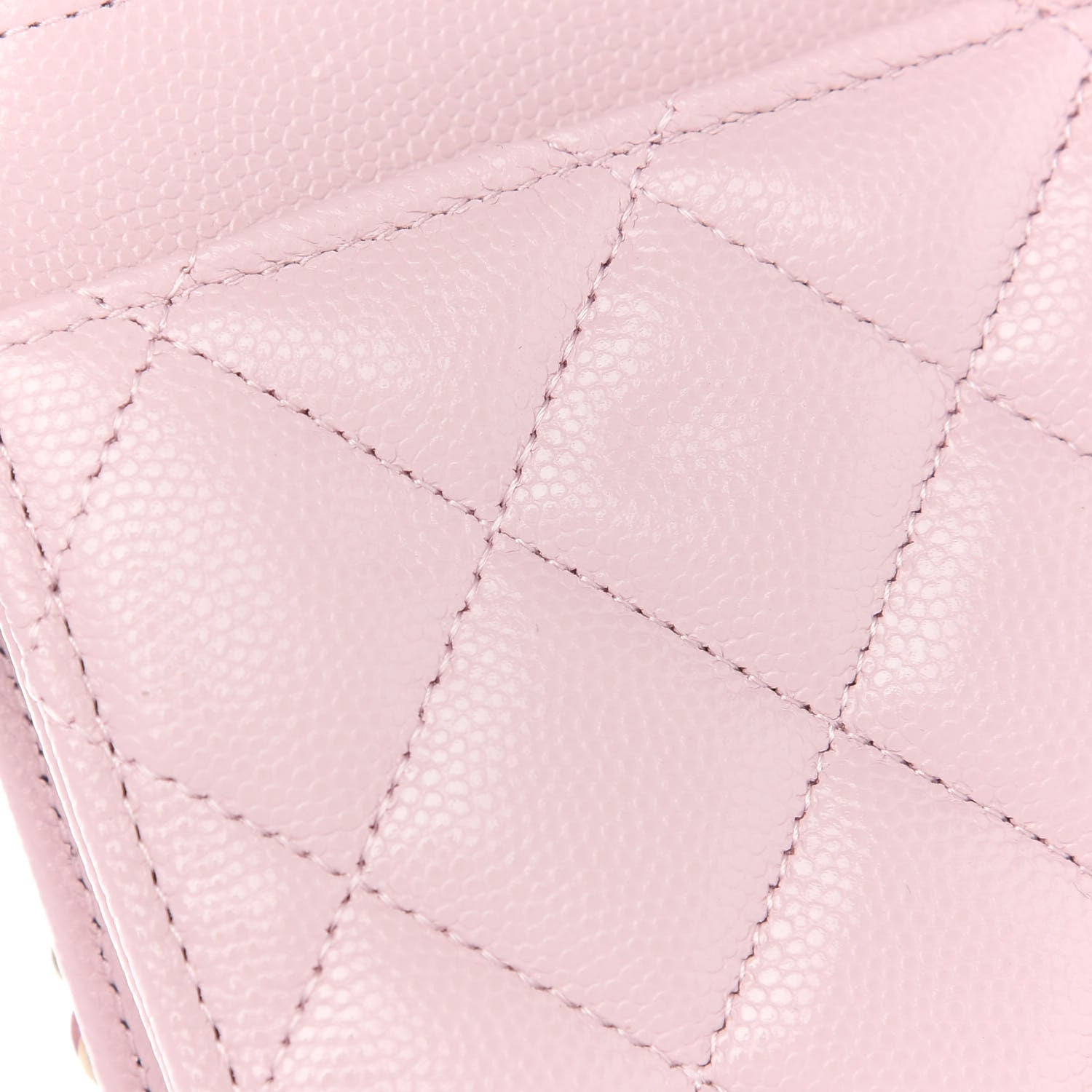 Chanel Caviar Quilted Coco Candy Wallet On Chain WOC Light Pink 12 of 12
