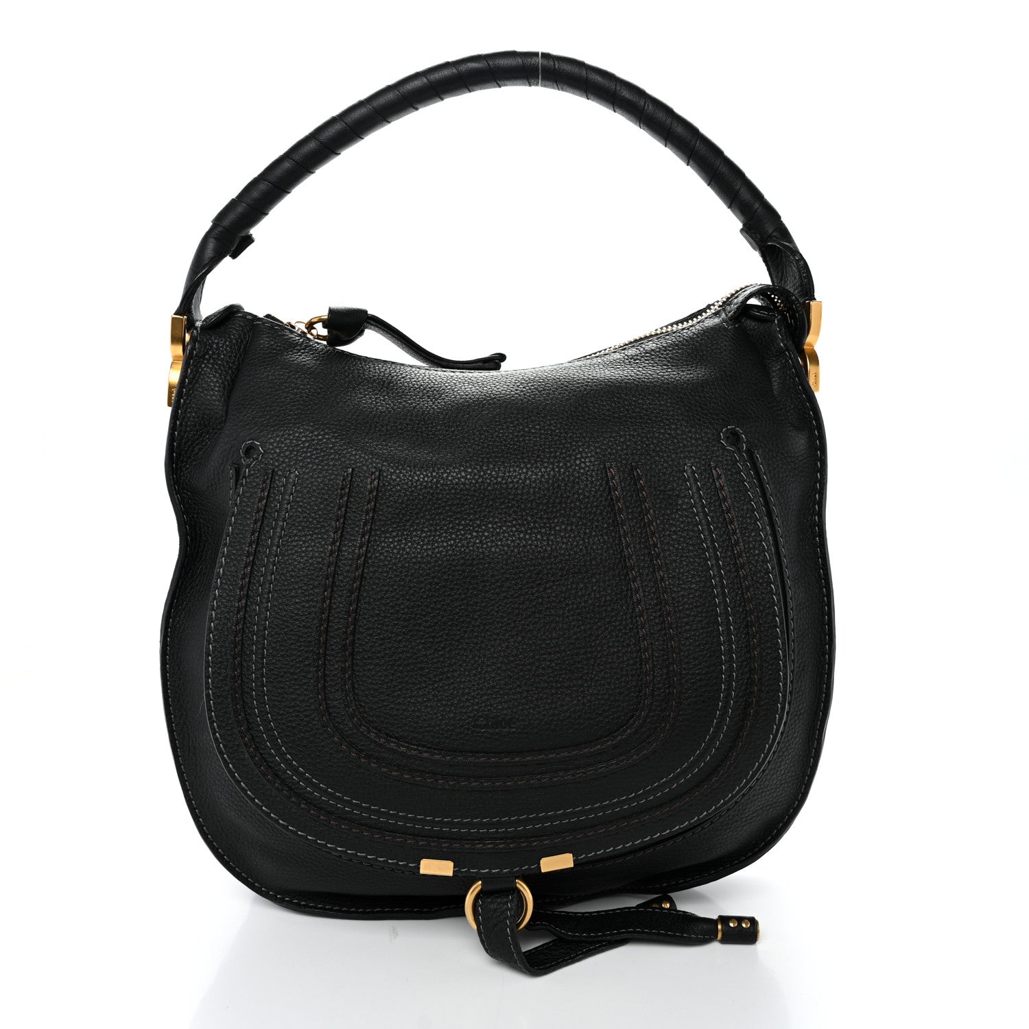 Chloe Calfskin Medium Marcie Satchel Black 1 of 10