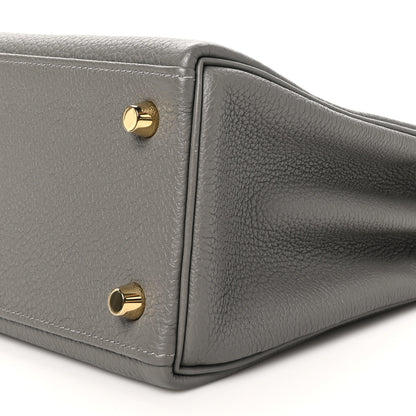 Hermes Togo Kelly Retourne 25 Gris Mouette 10 of 11