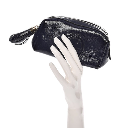 Gucci Patent Small Soho Cosmetic Case Uniform Blue 2 of 10