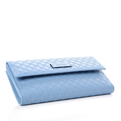 Gucci Microguccissima Continental Flap Wallet Mineral Blue 4 of 8