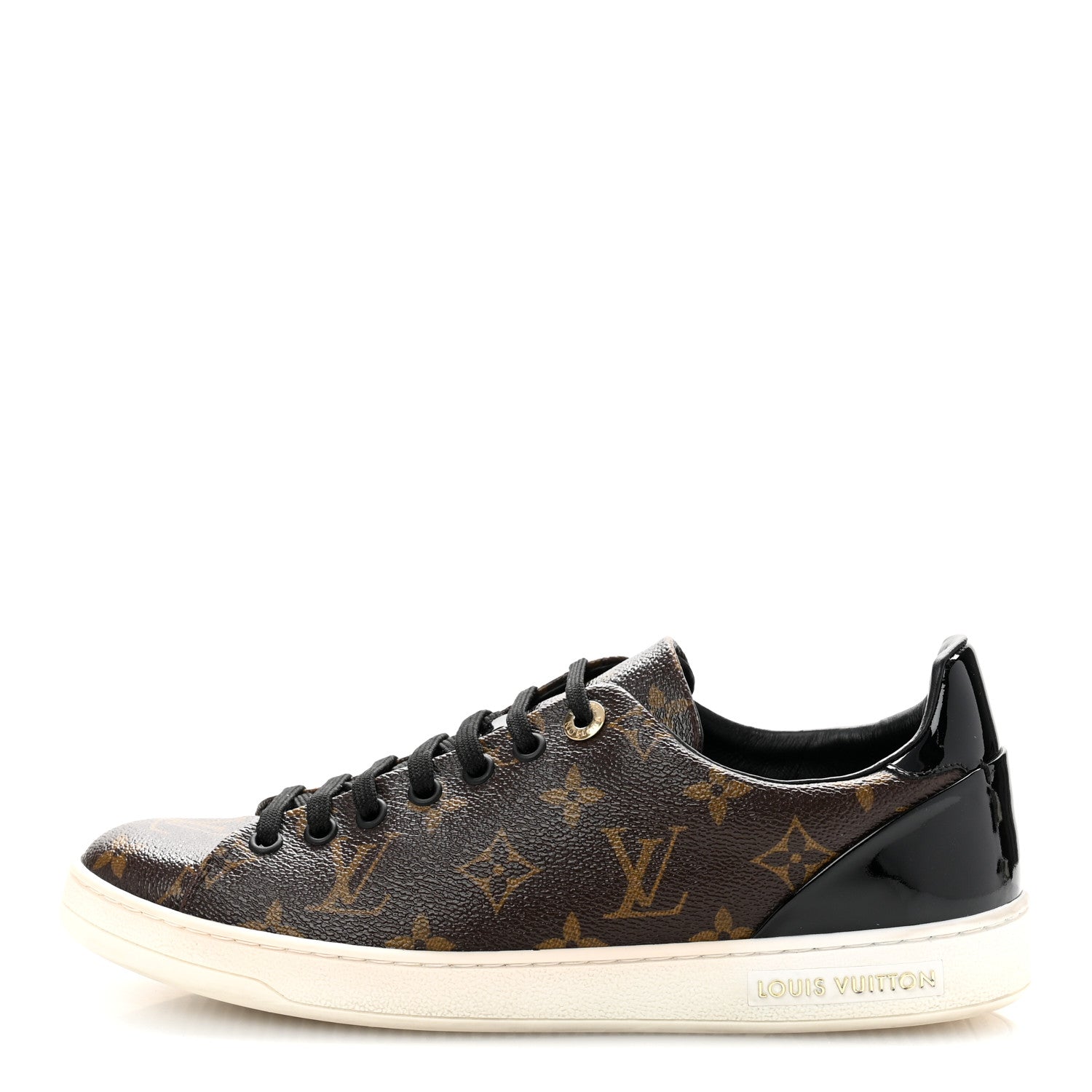 Louis Vuitton Patent Monogram Frontrow Sneakers 39 1 of 9