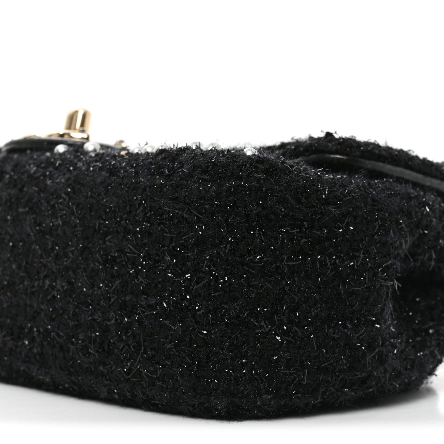 Chanel Tweed Pearl Small Cosmos Flap Black 10 of 10