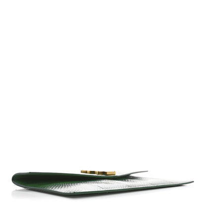 Saint Laurent Ayers Uptown Monogram Pouch Verte Praire 4 of 8