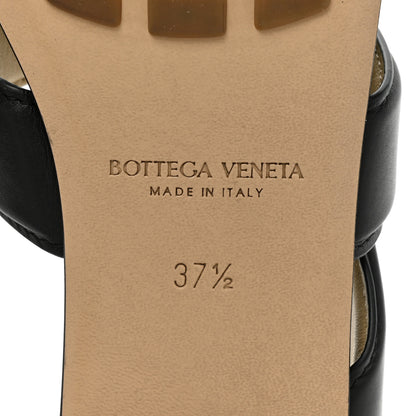 Bottega Veneta Calfskin The Band Flat Sandals 37.5 Black 6 of 12
