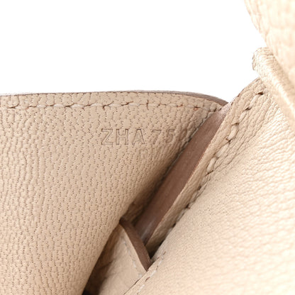 Hermes Taurillon Clemence Birkin 30 Craie 7 of 11