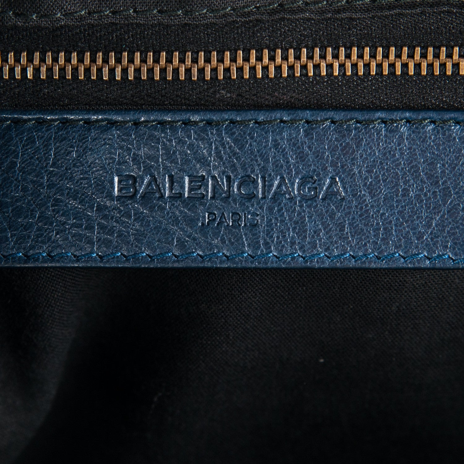 Balenciaga Agneau Classic Hardware Velo Bleu Obscur 6 of 7