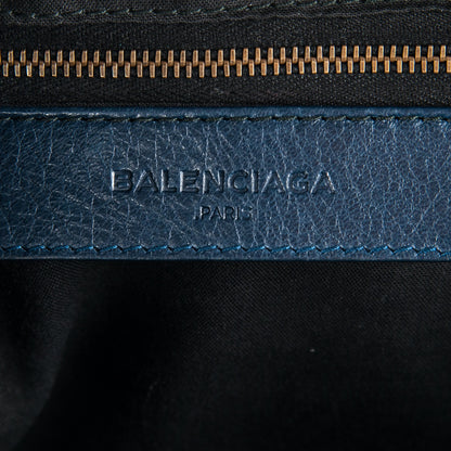 Balenciaga Agneau Classic Hardware Velo Bleu Obscur 6 of 7