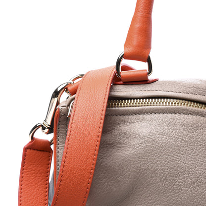 Givenchy Sugar Goatskin Medium Tri-Color Pandora Taupe Black Orange 11 of 11