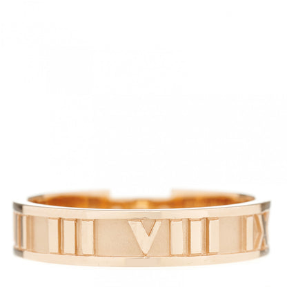 Tiffany 18K Rose Gold Diamond Atlas Ring 67 12 3 of 6