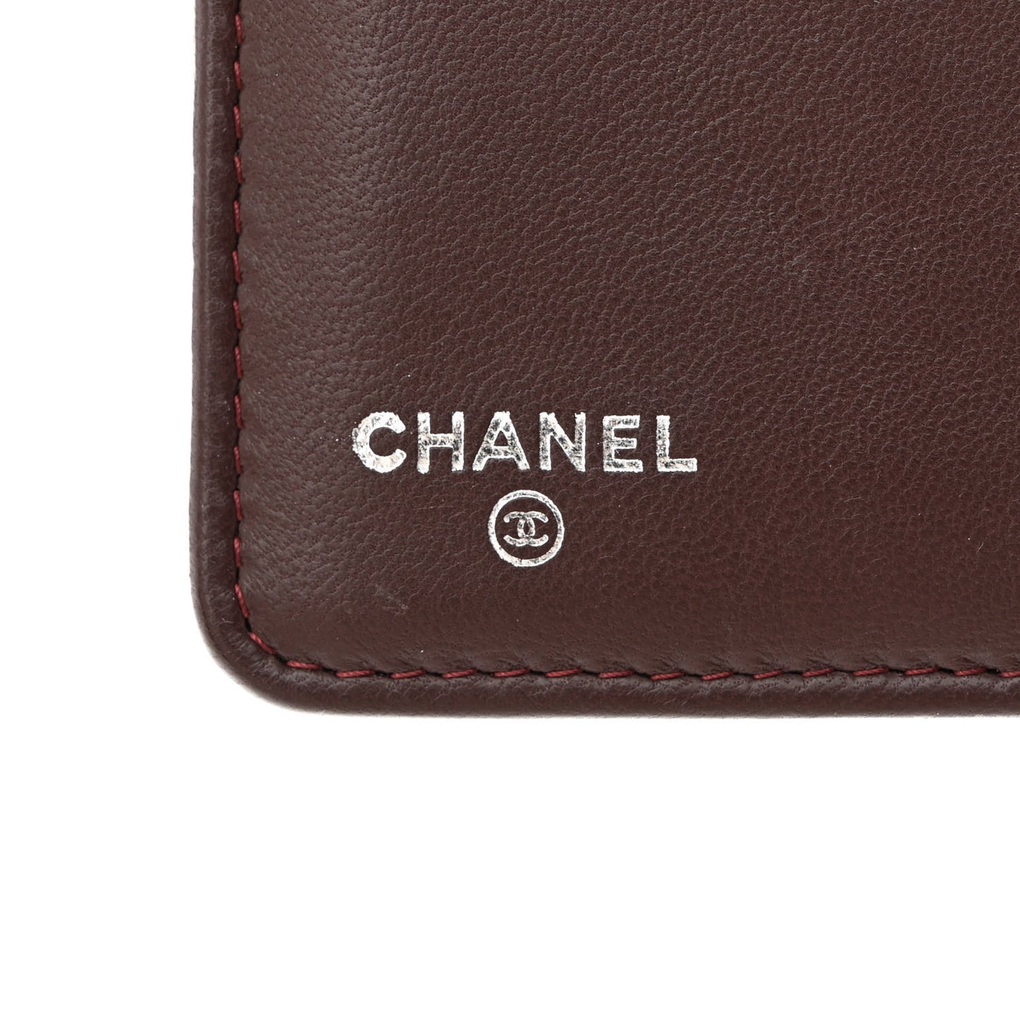 Lambskin Quilted Yen Wallet Black