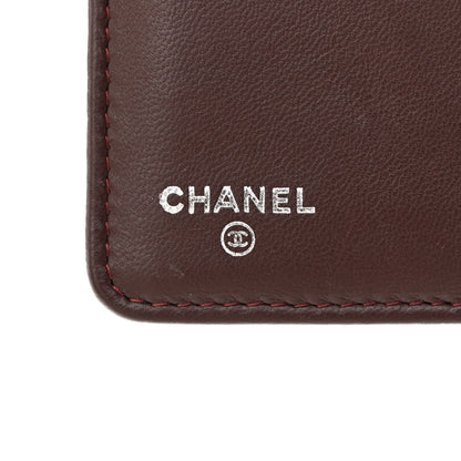 Chanel Lambskin Quilted Yen Wallet Black 6 of 12