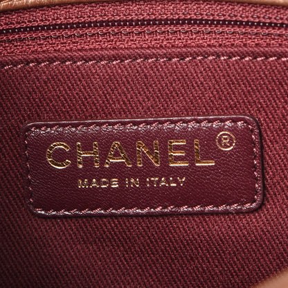 Chanel Iridescent Goatskin Quilted Small CC Eyelet Flap Copper 6 of 11