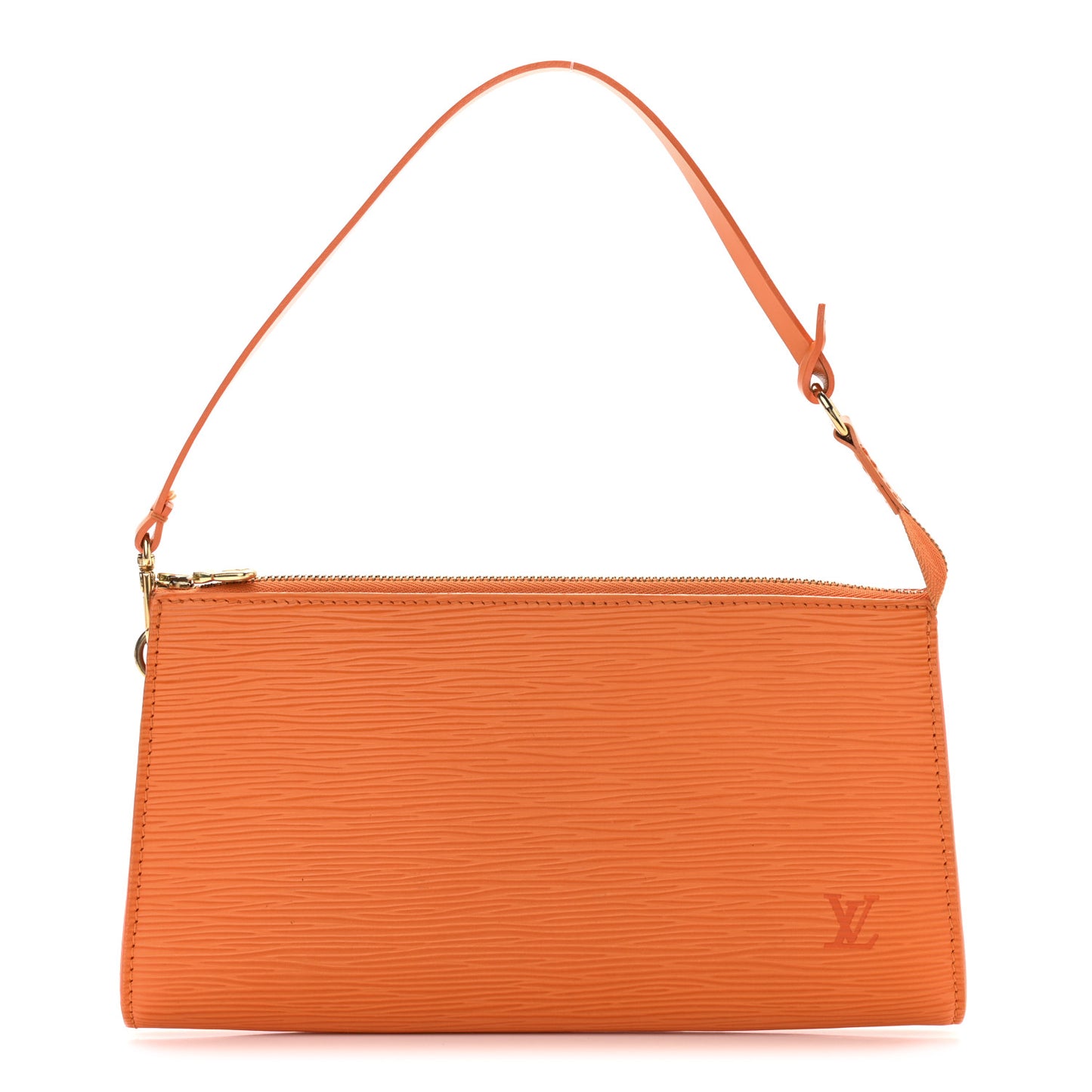 Epi Pochette Accessories 24 Mandarin