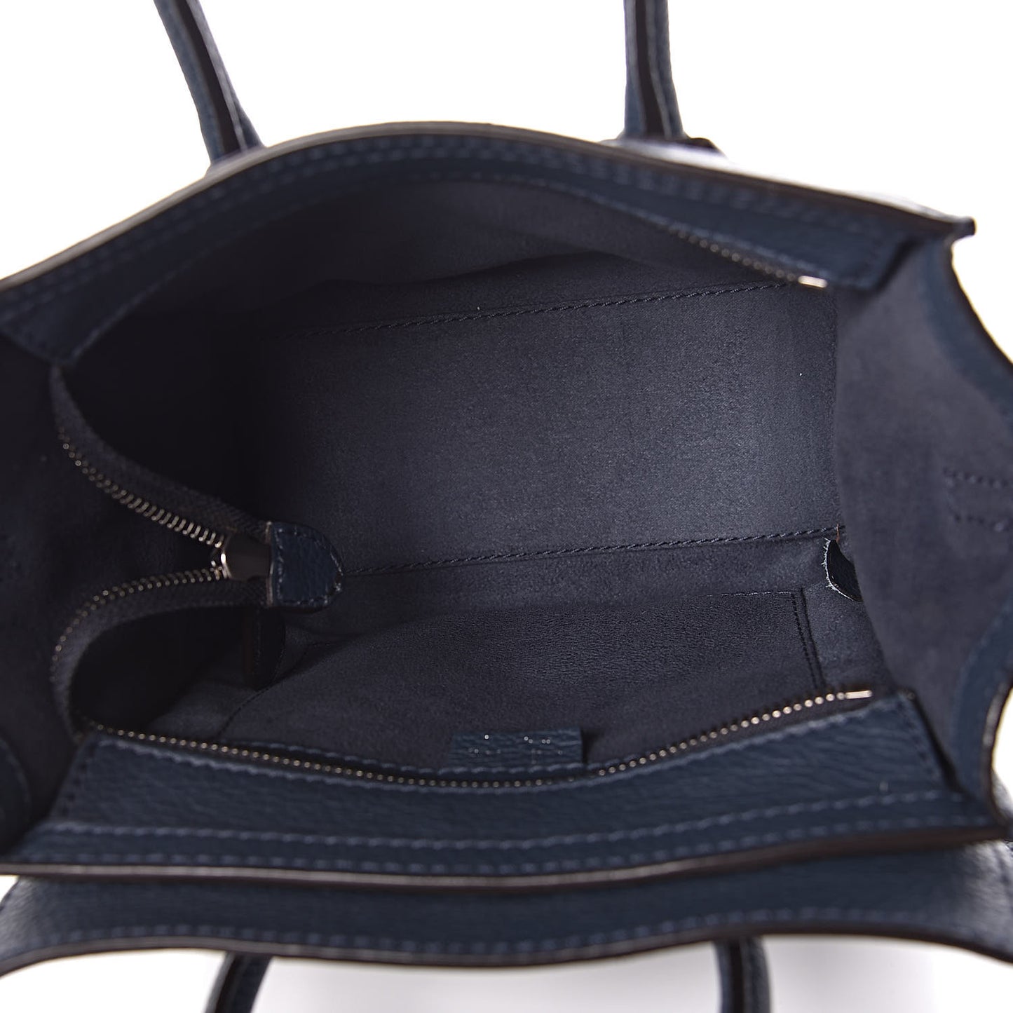 Drummed Calfskin Nano Luggage Orage