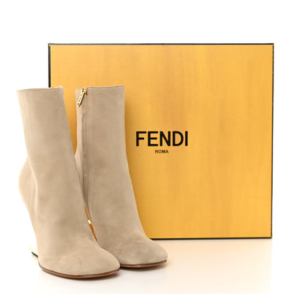 Fendi Nubuck Fendi First 95mm Ankle Boots 38.5 Roger 9 of 9