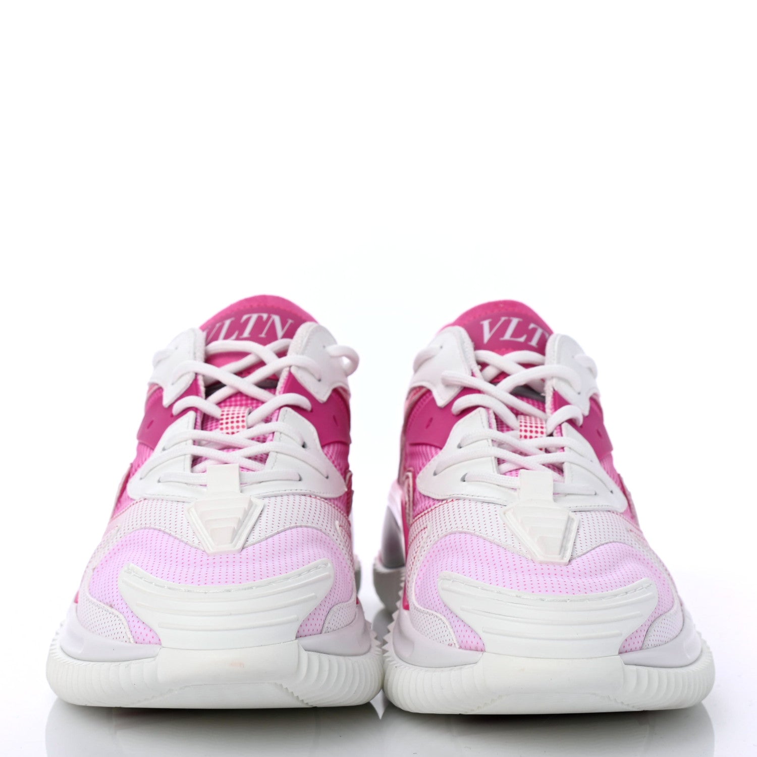 Valentino Garavani Neoprene Wade Runner Sneakers 38 White Pink 2 of 4