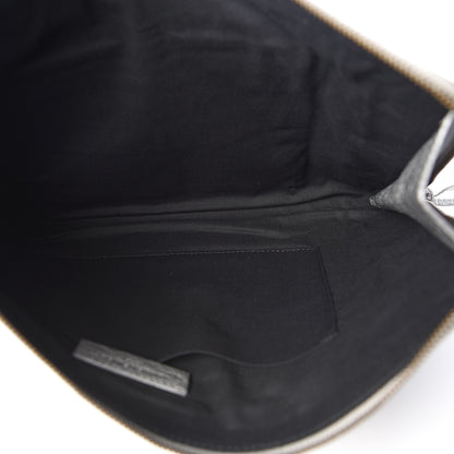 Balenciaga Agneau Classic Hardware Small Pouch Gris Aluminum 4 of 11