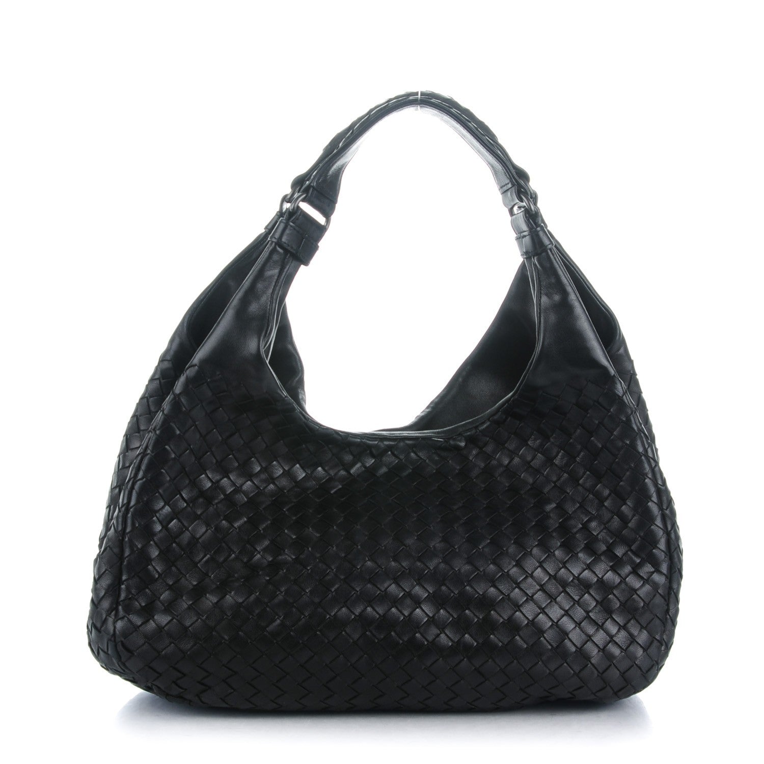 Bottega Veneta Nappa Intrecciato Medium Campana Nero Black 1 of 10