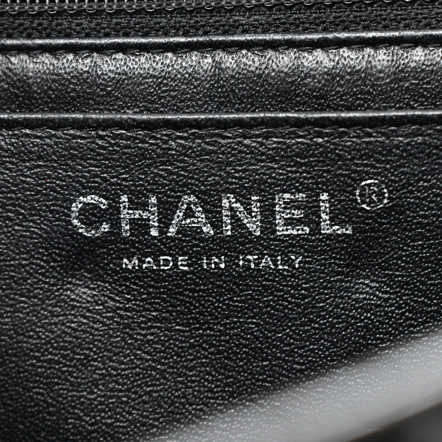 Patent Quilted Maxi Single Flap Black