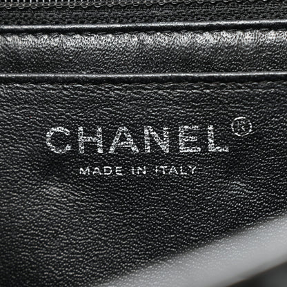 Chanel Patent Quilted Maxi Single Flap Black 6 of 12