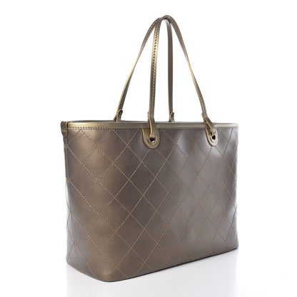 Chanel Grained Calfskin Large Shopping Fever Tote Gold 4 of 10