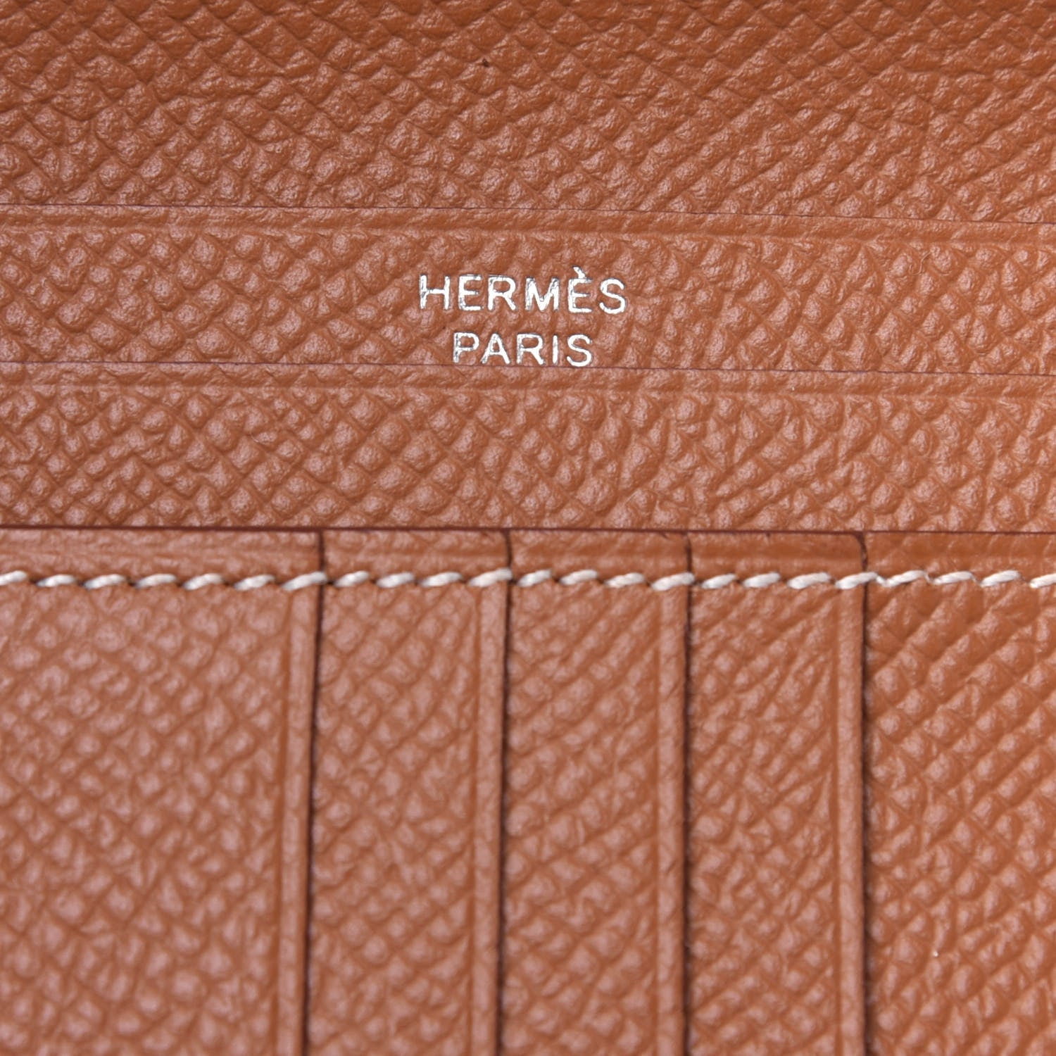 Hermes Epsom Bearn Compact Wallet Gold 6 of 10