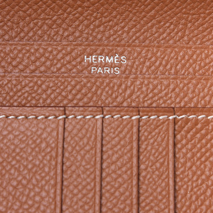 Hermes Epsom Bearn Compact Wallet Gold 6 of 10